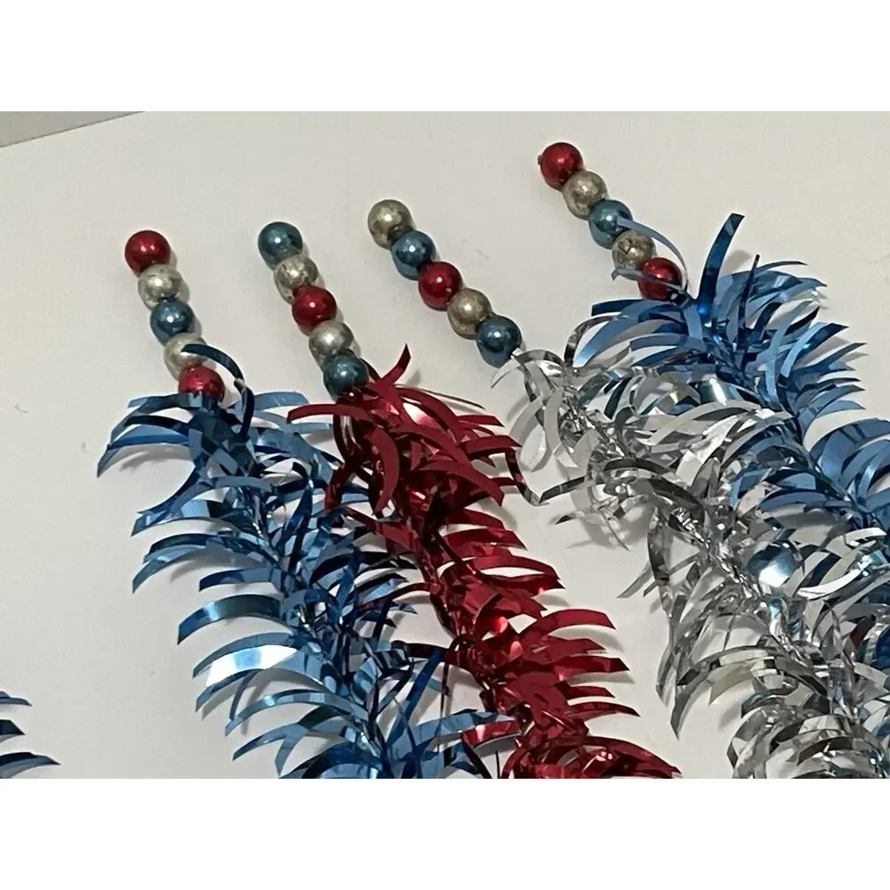 Bethany Lowe Designs Patriotic Tinsel Sparklers LG6709 Uncle Sam Box Set